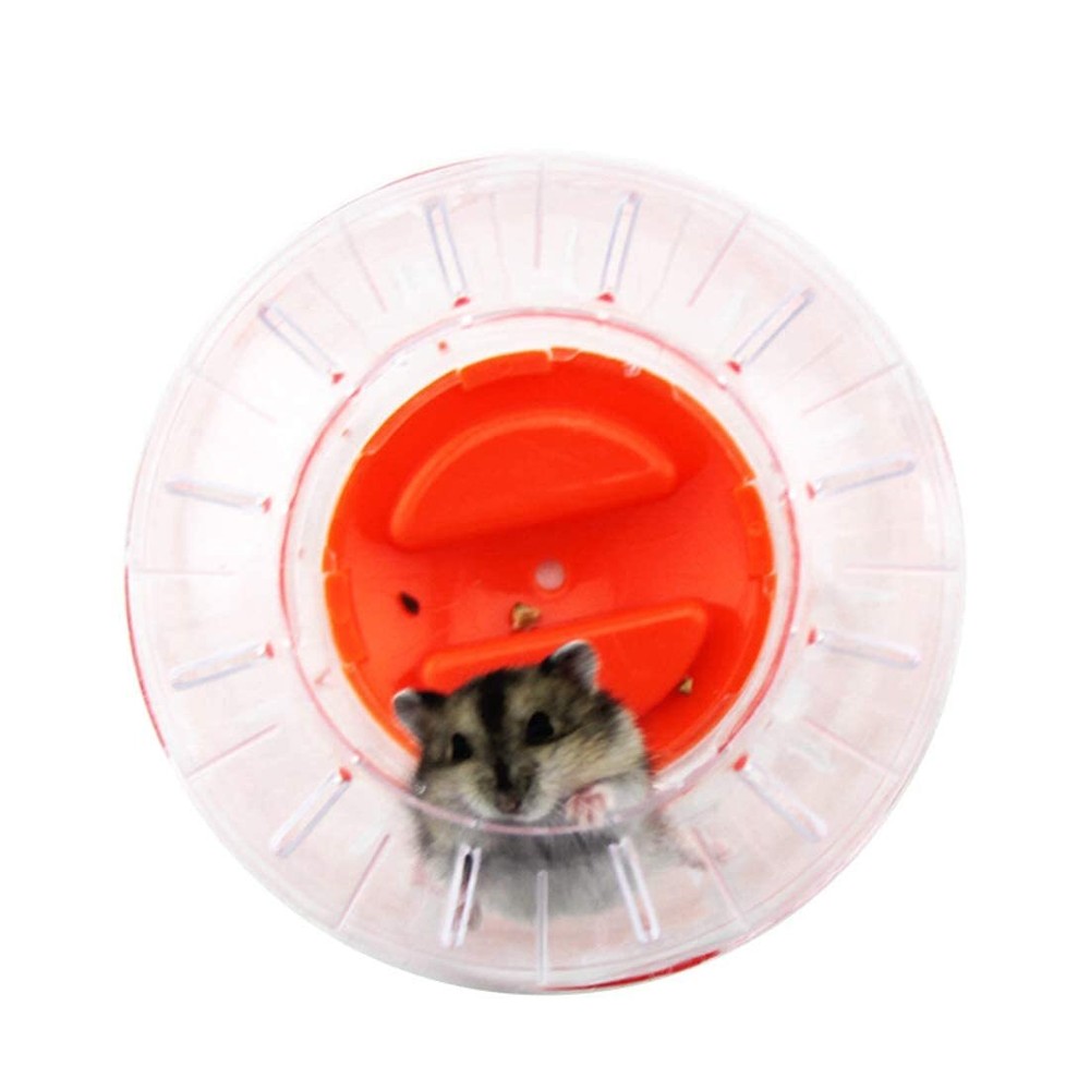 Dwarf Hamster Running Ball 4.7" Silent Exercise Wheel Pink