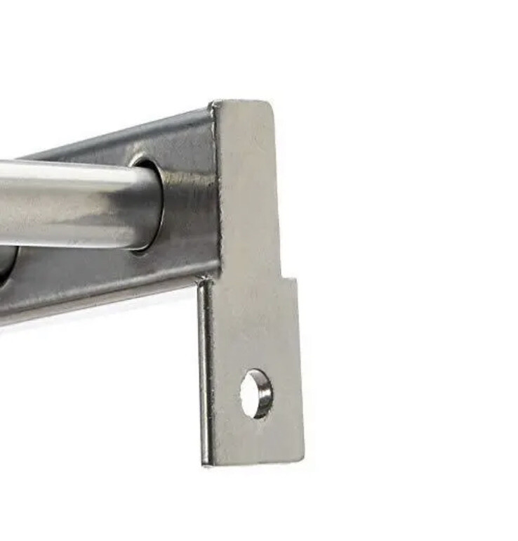 Amazon Basics Leaning Garment Rack, Silver