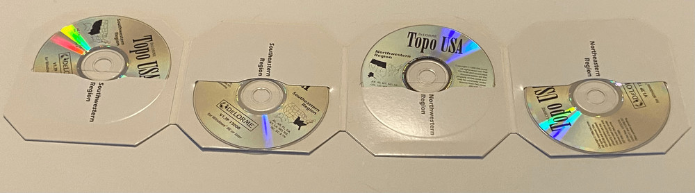 DeLORME-TOPO USA CD-ROM (Windows95) version 1.0 Genuine!