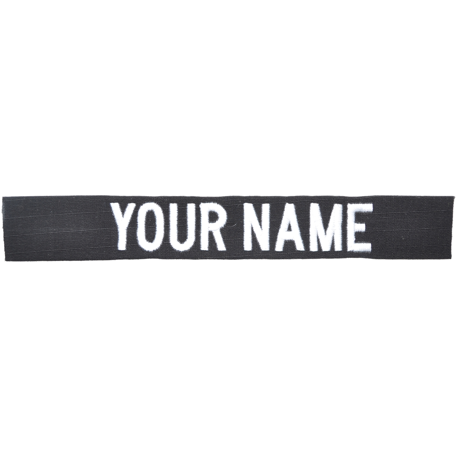 Custom RipStop Name Tape - Black
