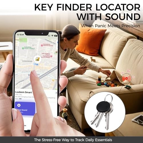 2-Pack Waterproof Air Tracker Tags - IP67 - 90dB - Bluetooth - Works