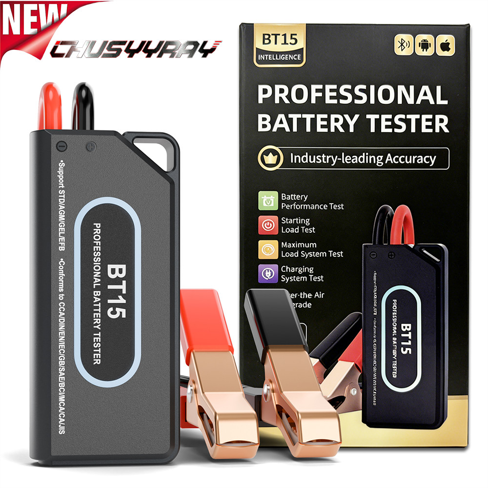 BT15 Professional Battery Load Tester Cranking Charging Max Load System Analyzer