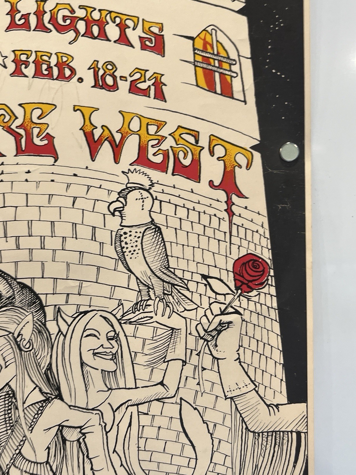 FLEETWOOD MAC STEPPENWOLF FILLMORE concert poster 1970 BILL GRAHAM 21x28 BG270