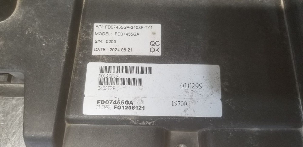 19 FORD F150 3.0L UPPER AIR SHUTTER ASSEMBLY