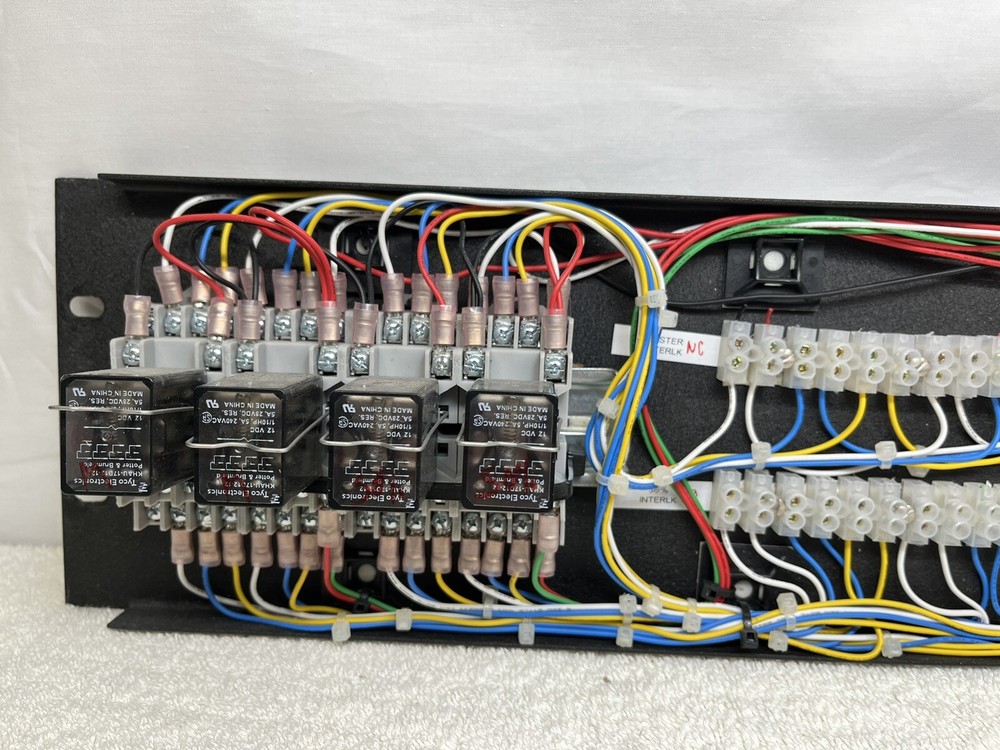 3 RU Custom Broadcast Transmitter Interlock Relay Panel