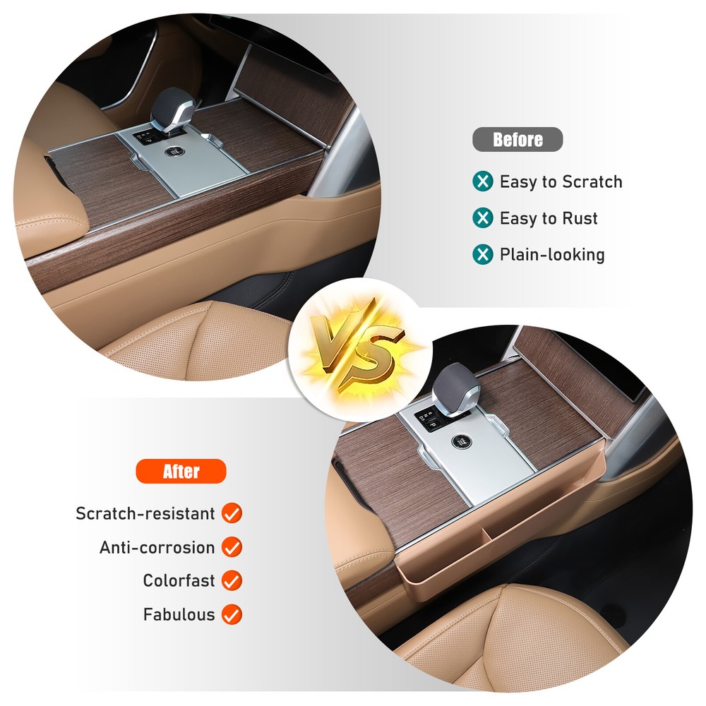 ABS Brown Central Console Right Side Storage Box For Range Rover Vogue 2023-24