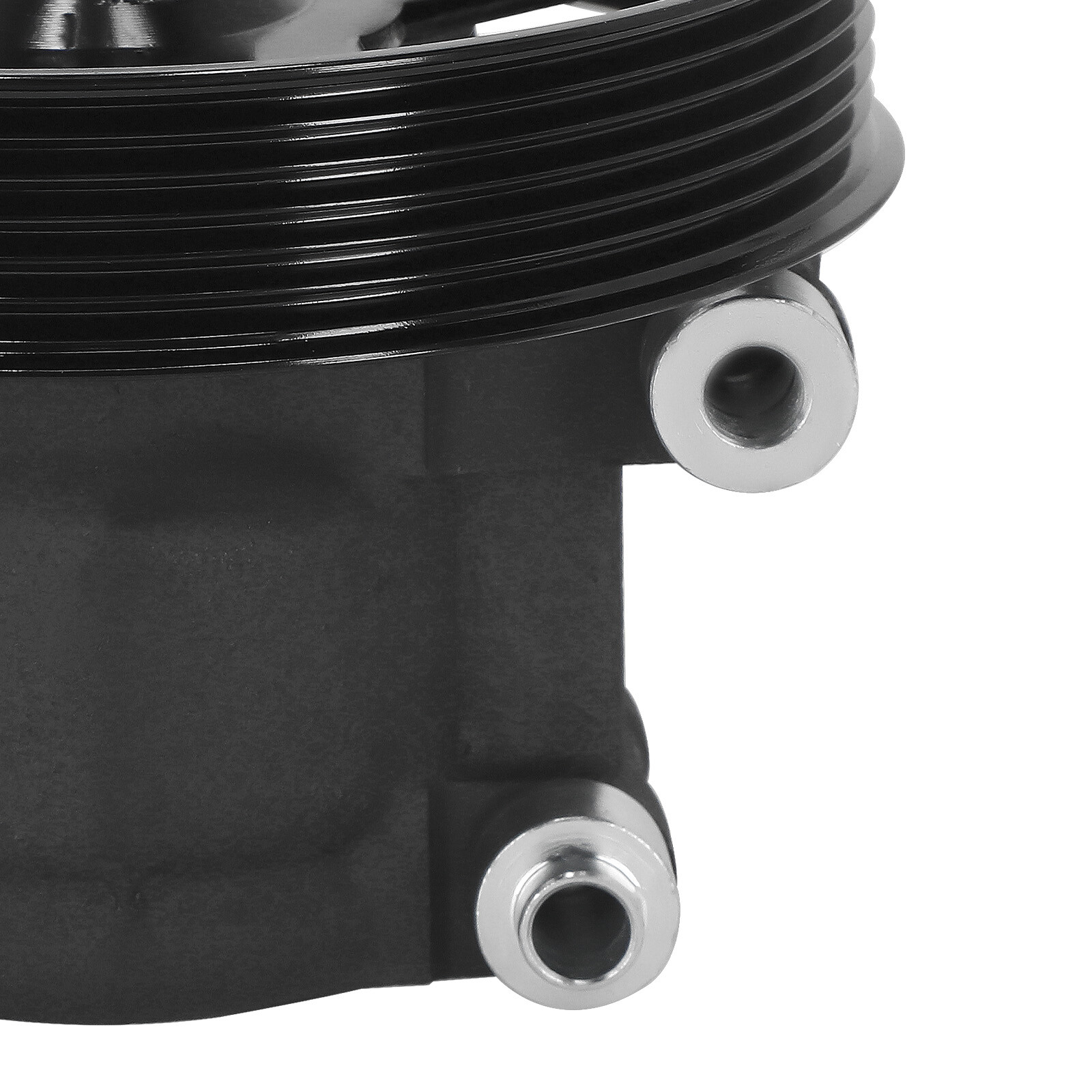 Power Steering Pump w/ Pulley For Ford F-150 2004 F-150 V8 4.6L 5.4L 2005-2008