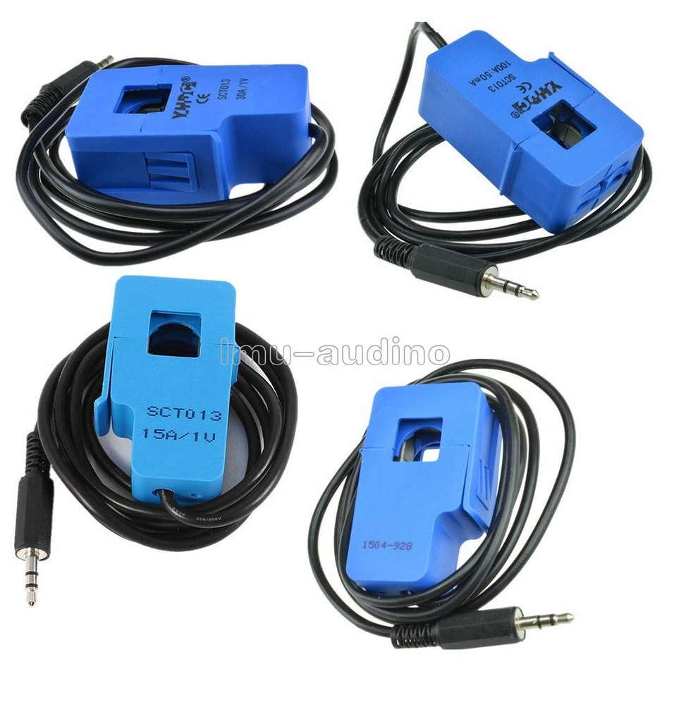 SCT 013 15/20/30/50/100A Non Invasive AC Current Sensor Split Core Transformer