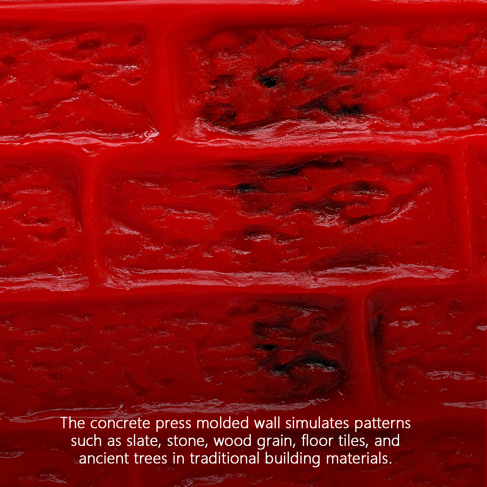 2X BIG Concrete Texturing Skin 22x12" Concrete Stamps Mats Set Concrete Stamping