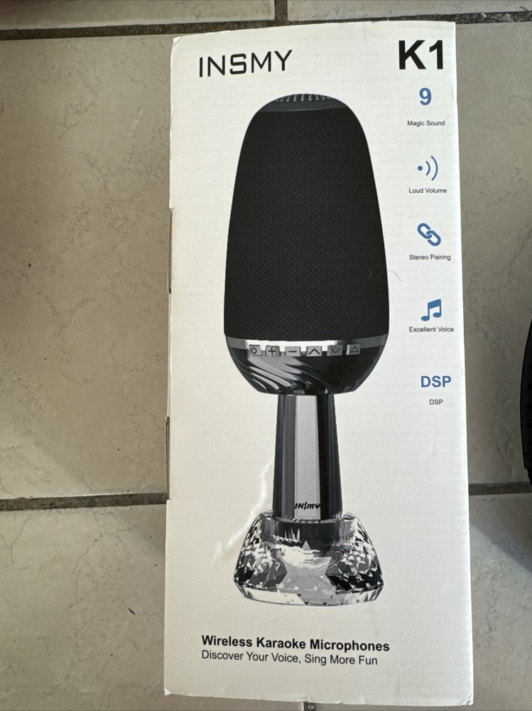 insmy wireless karaoke microphone