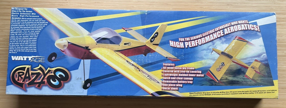 Wattage Crazy 8 Airplane Kit