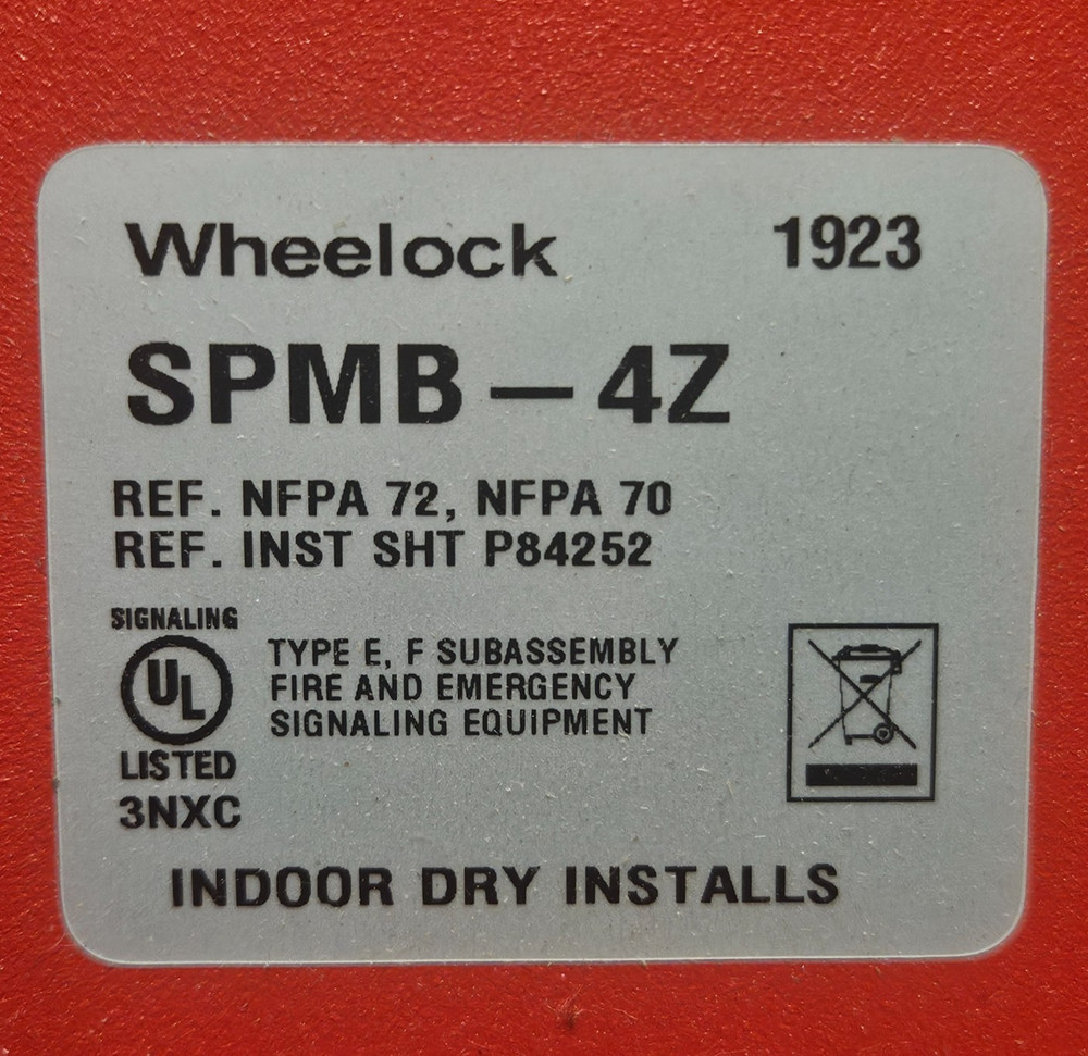 Cooper Wheellock 109907 SPMB-4Z Mounting Bracket