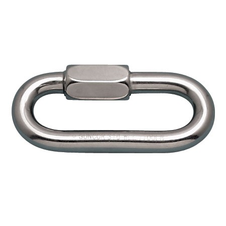 STAINLESS LONG QUICK LINK, 3/16", 316 SS