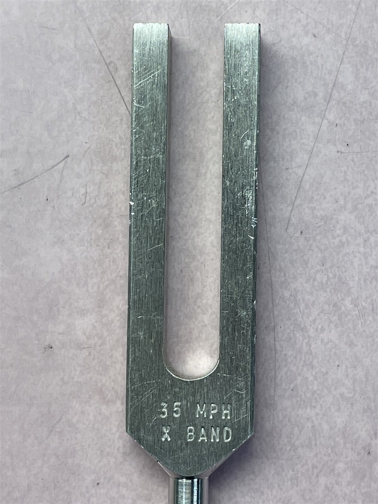 X-BAND 35MPH SPEED RADAR TUNING FORK-MULTIPLE AS-IS