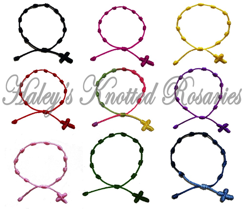 Knotted Rosary Bracelet - Thin Material