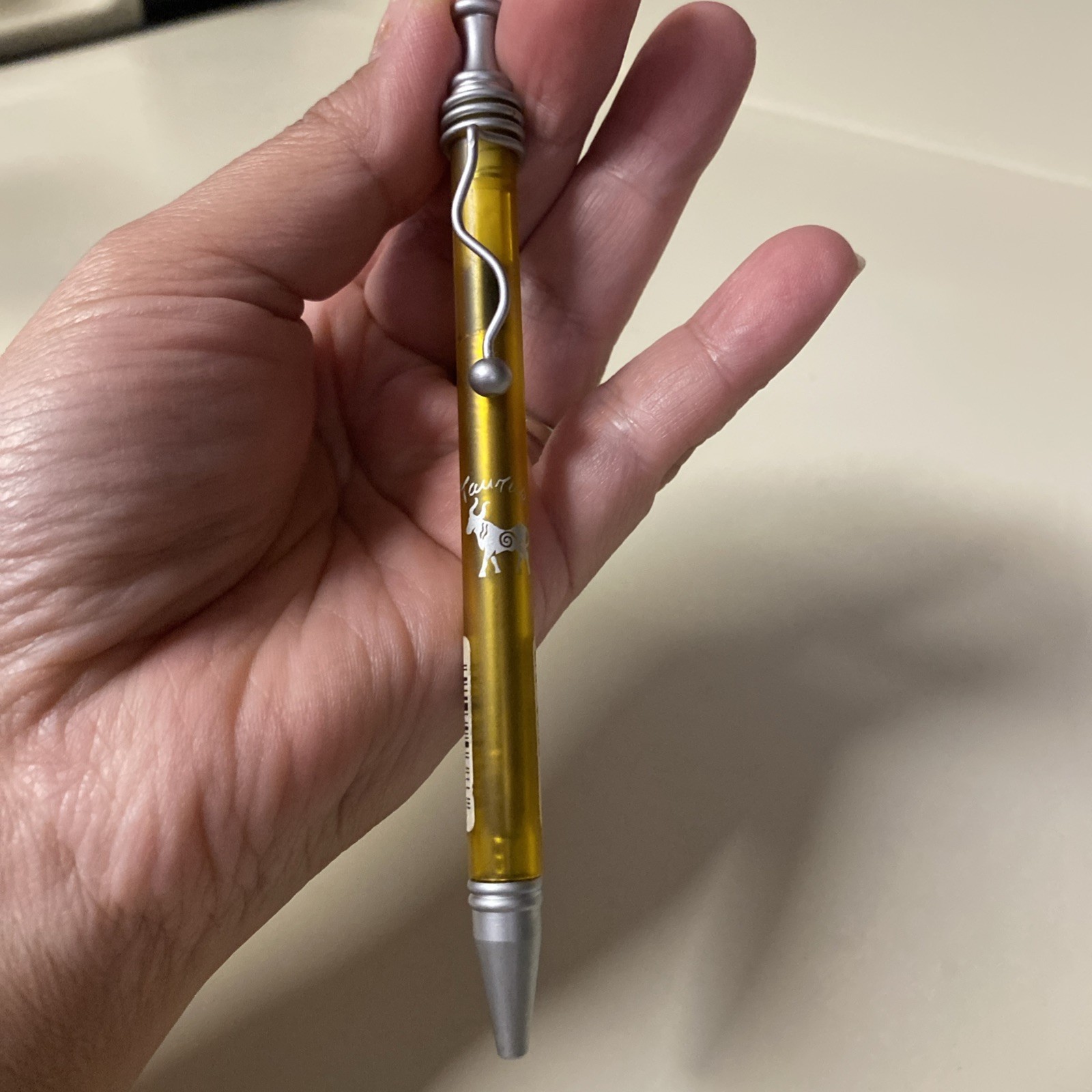 Vintage Victorias Secret Limited Edition Black Ink Dried Taurus Line Y2K