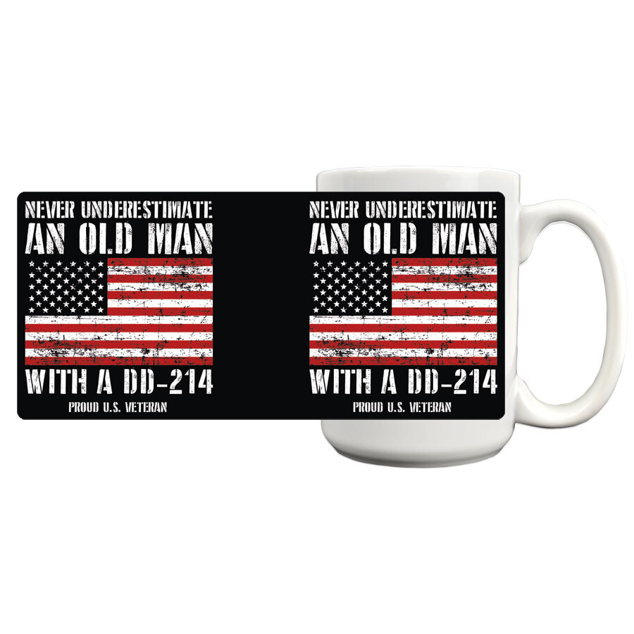 Old Man DD-214 Coffee Mug