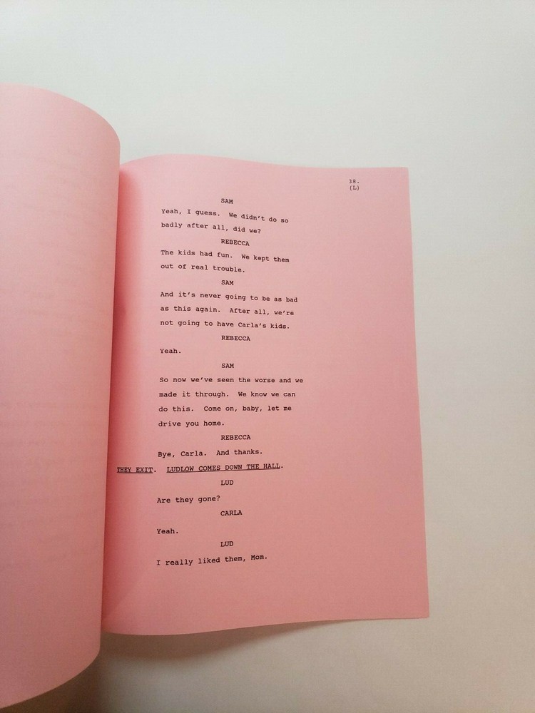 CHEERS / Dan Staley & Rob Long 1991 TV Script, Ted Danson "Unplanned Parenthood"