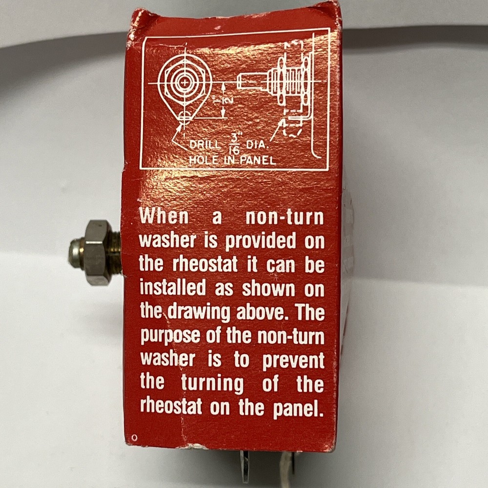 BASLER ELECTRIC CO. OHMITE 03469 NONPRECISION WIRE WOUND VARIABLE RESISTOR