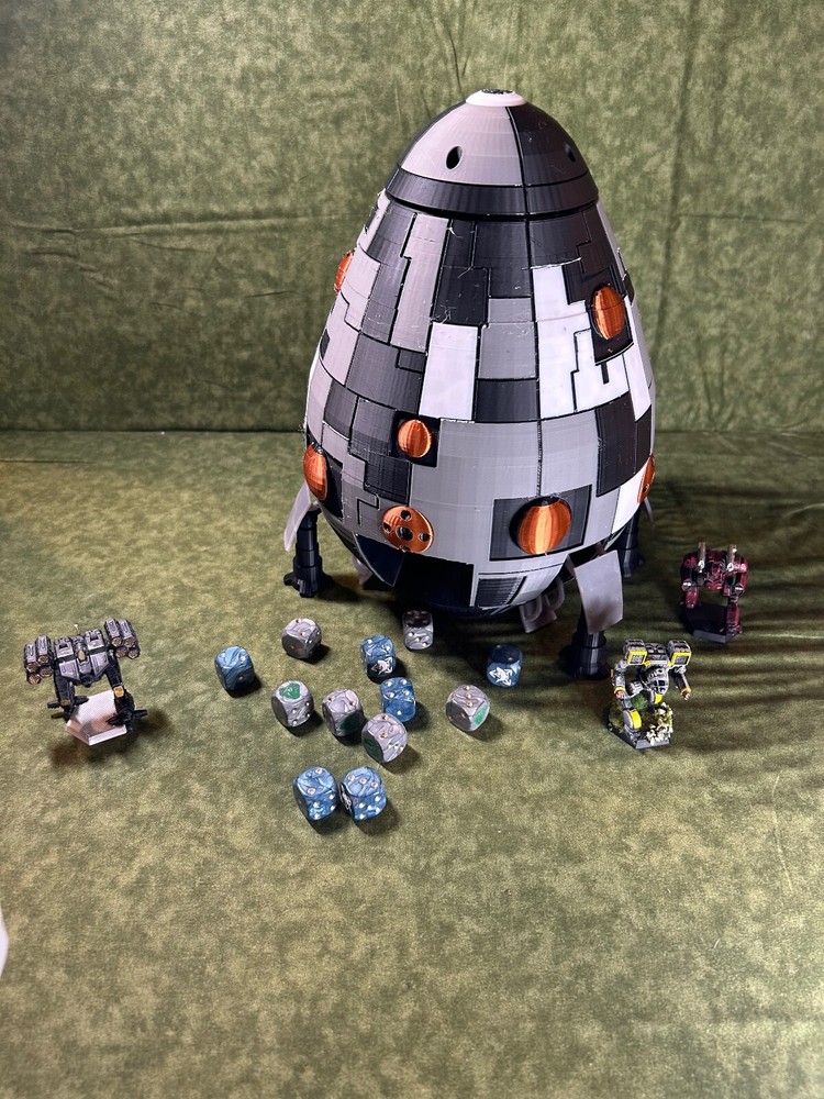 Overlord-class Dice Tower Drop Ship | Battletech | Mechwarrior Unpainted