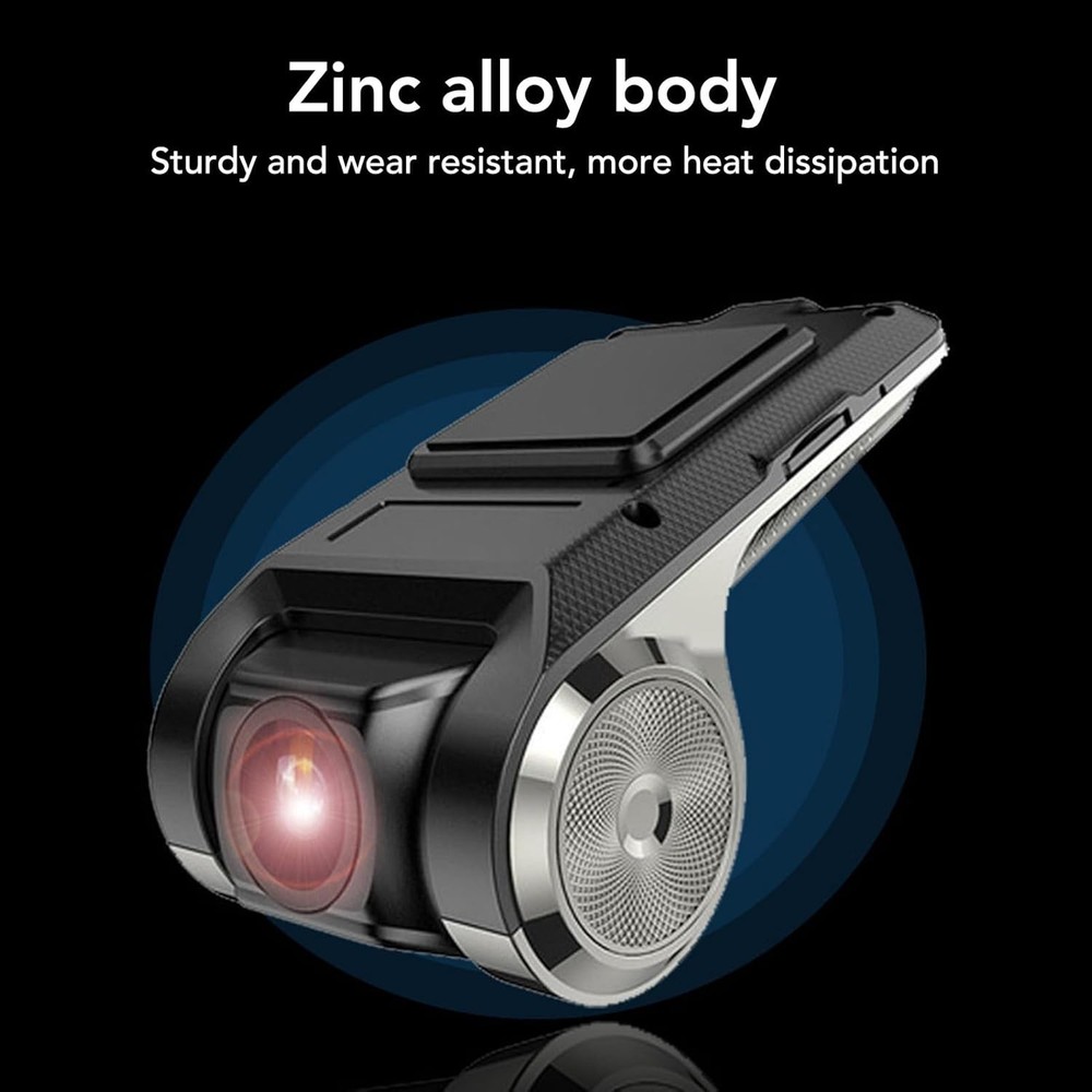 Enhanced Dual Dash Camera for Android - 170° View, Loop Recording & Night Vision