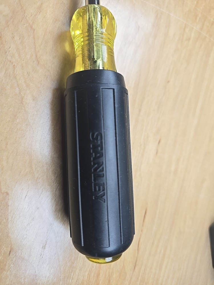 Stanley #3 Phillips Screwdriver - Rubber Handle Grip