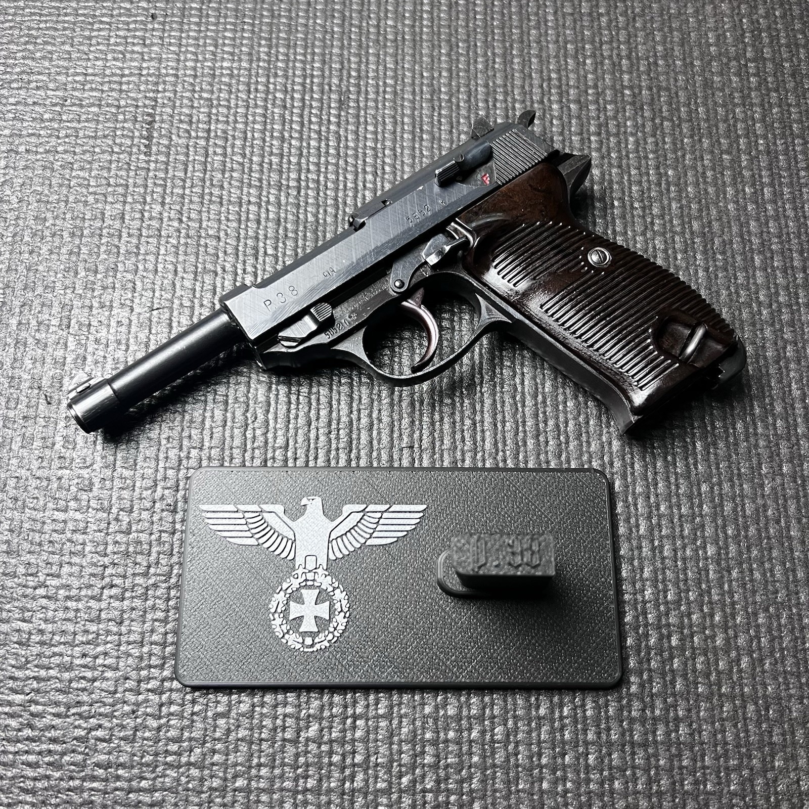 Walther P38 Pistol Display Stand Handgun Maintenance Holder WW2 German