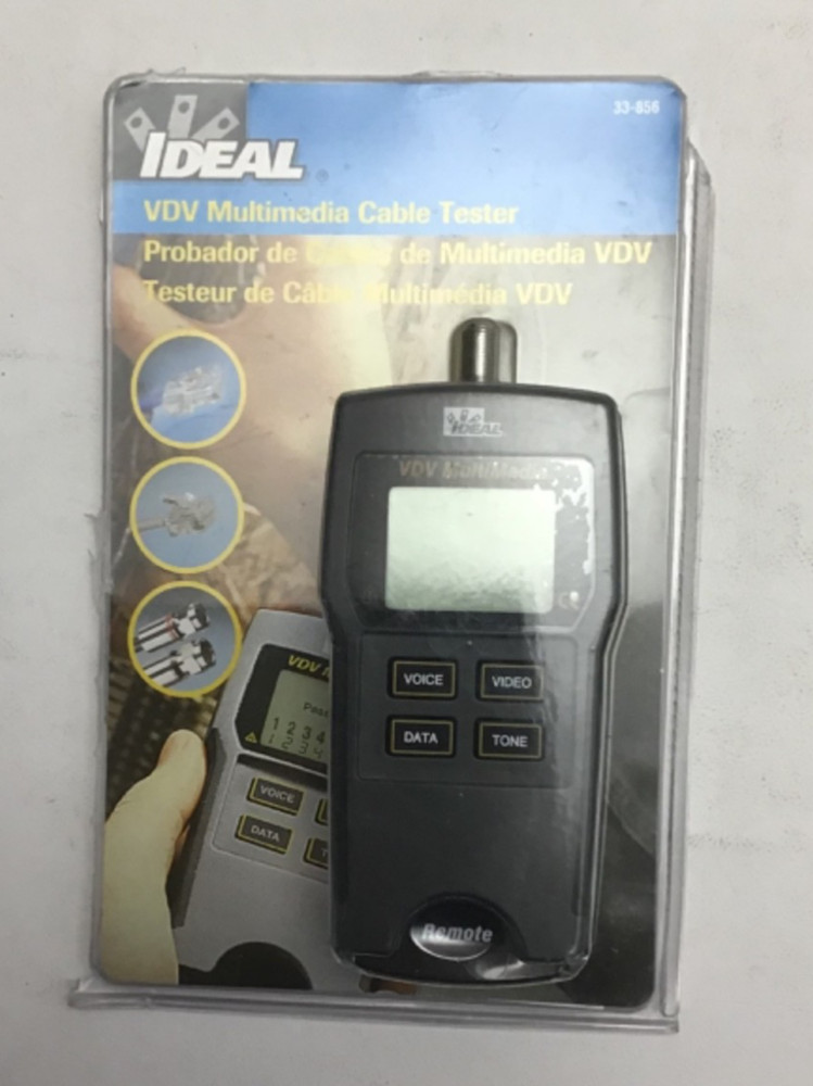 IDEAL VDV MultiMedia Voice Data Video Cable Tester with Remote #33-856