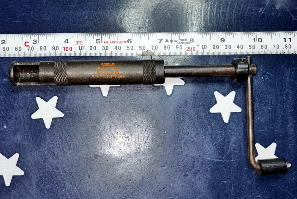 HELI-COIL 1/8-27 Thread Insert Hand ANPT NPT Installation Tool 3371-2