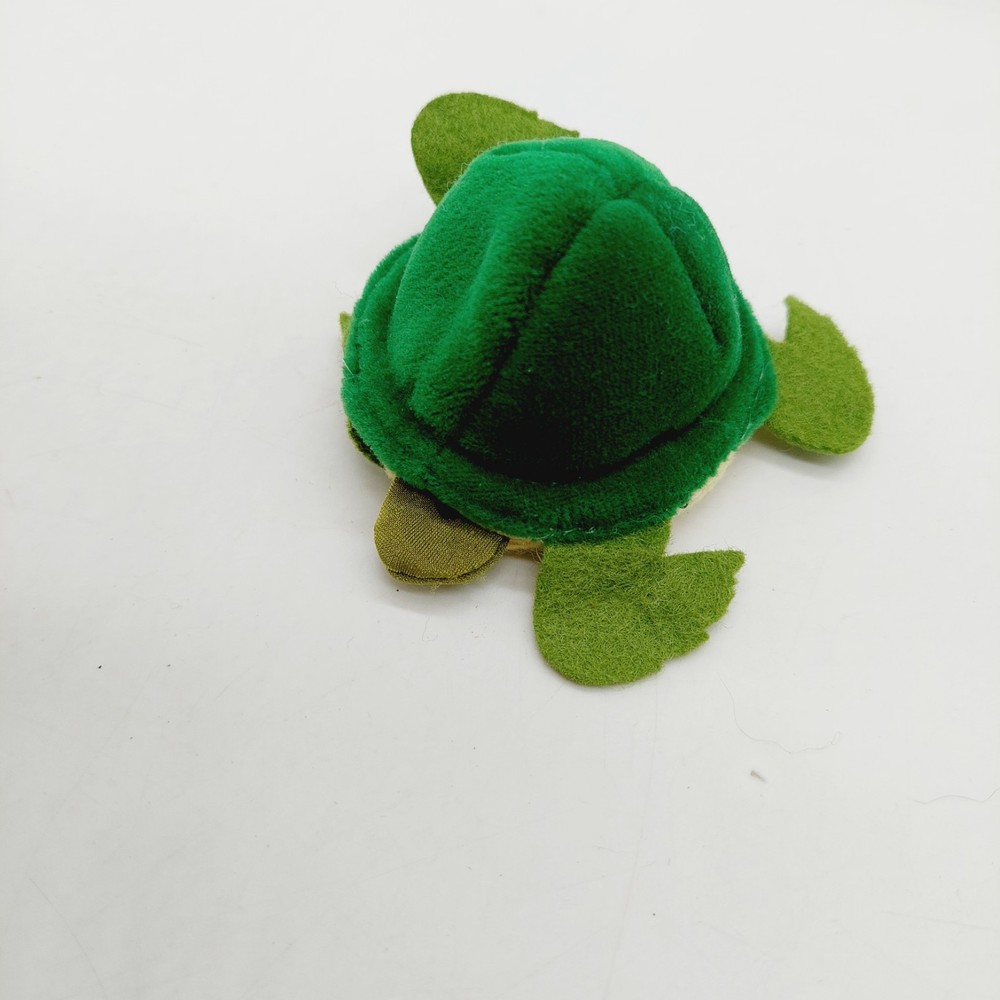 Folkmanis Puppets Turtle Finger Puppet Small Mini Hand Puppet