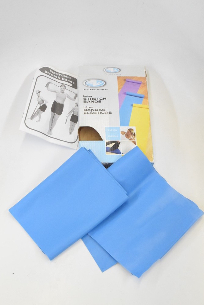 LATEX STRETCH BANDS BY ATHLETIC WORKS.