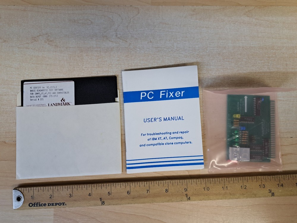 Data Pocket Post Jr 1992, Expansion Test Card