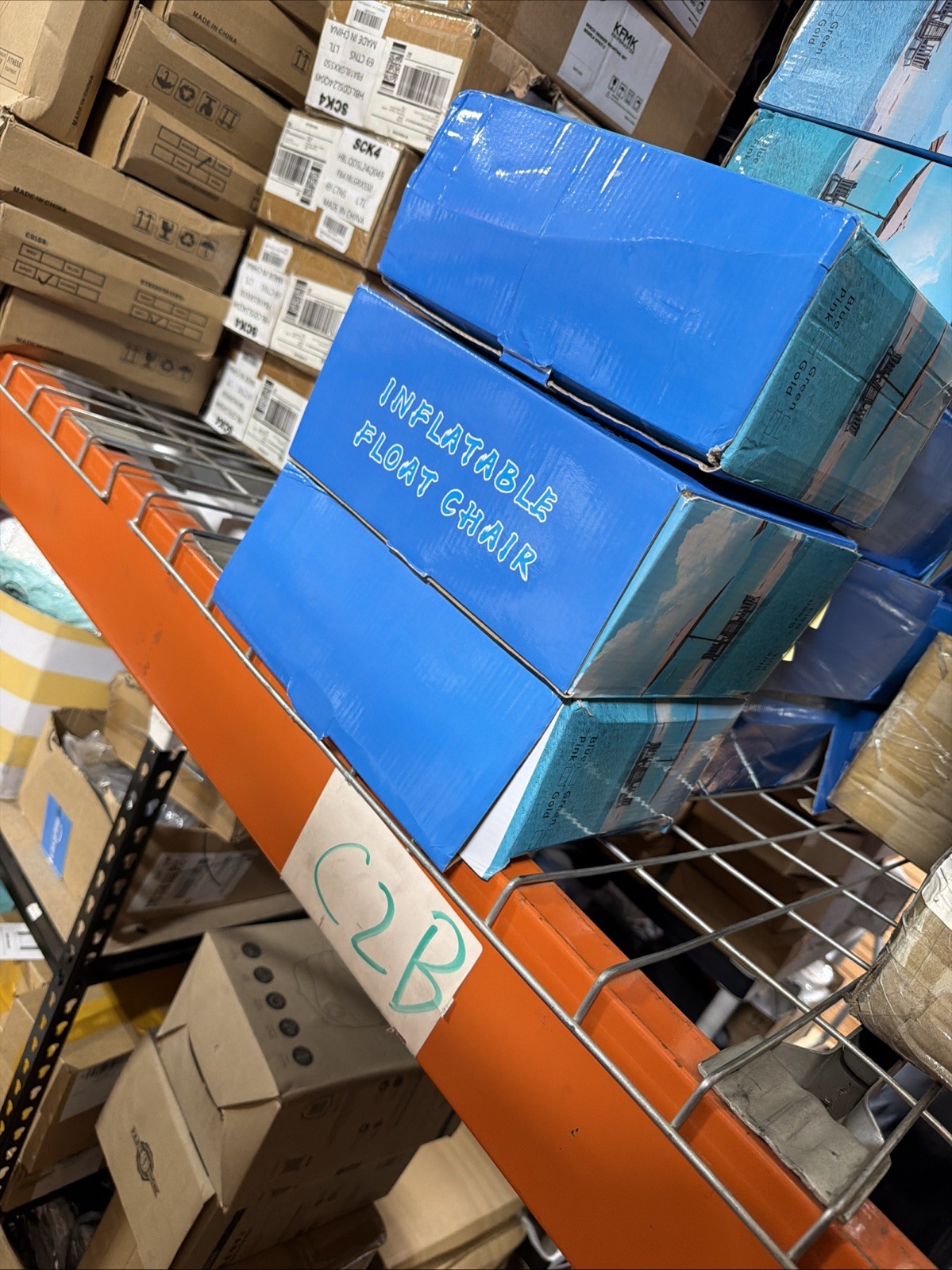 3 Pack Inflatable Pool Float Chairs with Cup Holders & Handles, Mixed Colors