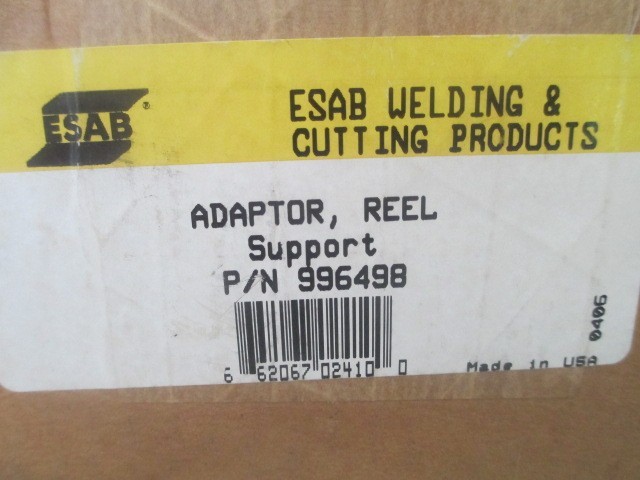 NIB ESAB 996498 Adapter, Reel Support