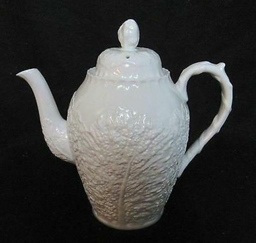 SPODE SAVOY WHITE NO TRIM COFFEE POT