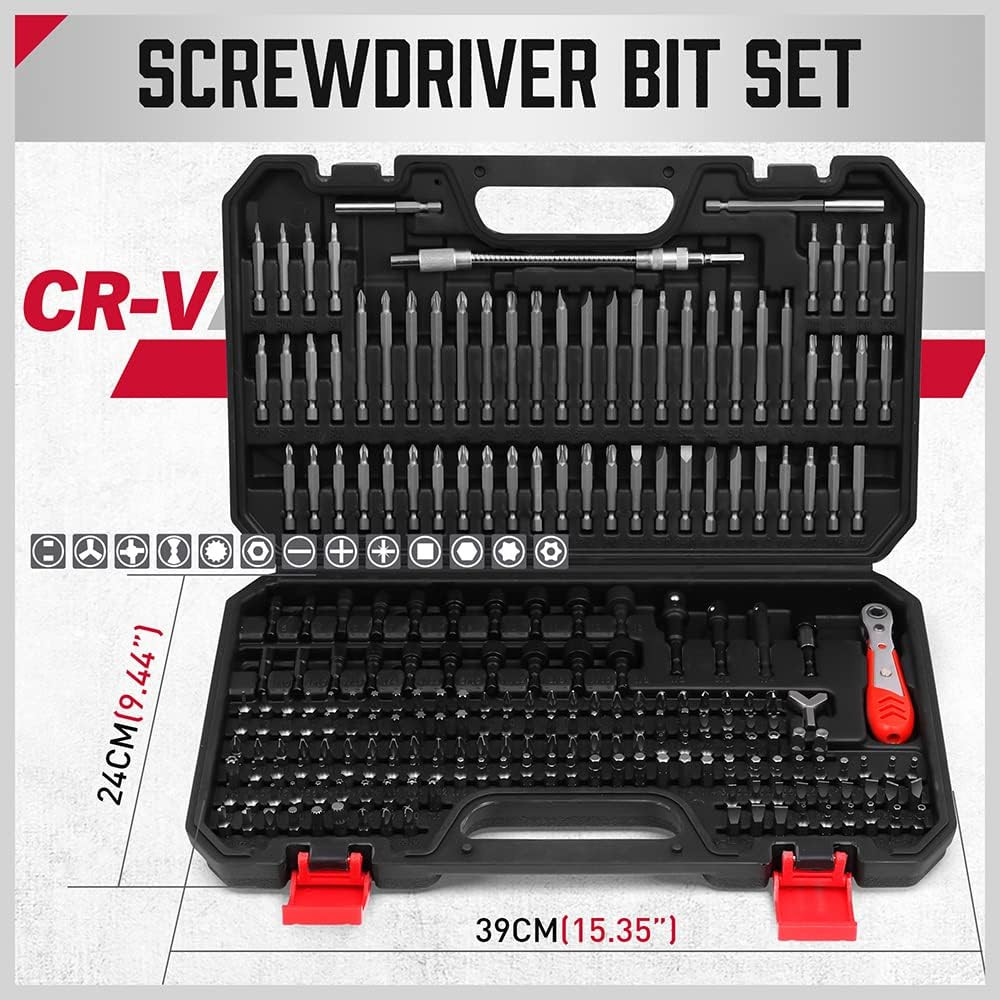 232-Piece Ultimate Screwdriver Bit Set - Security Bit Set, Screw Driver Bit Set,