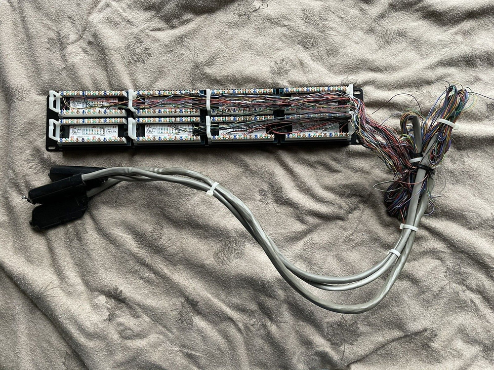 PANASONIC PHONE SYSTEM KX-TDA200 48 Port PATCH PANEL