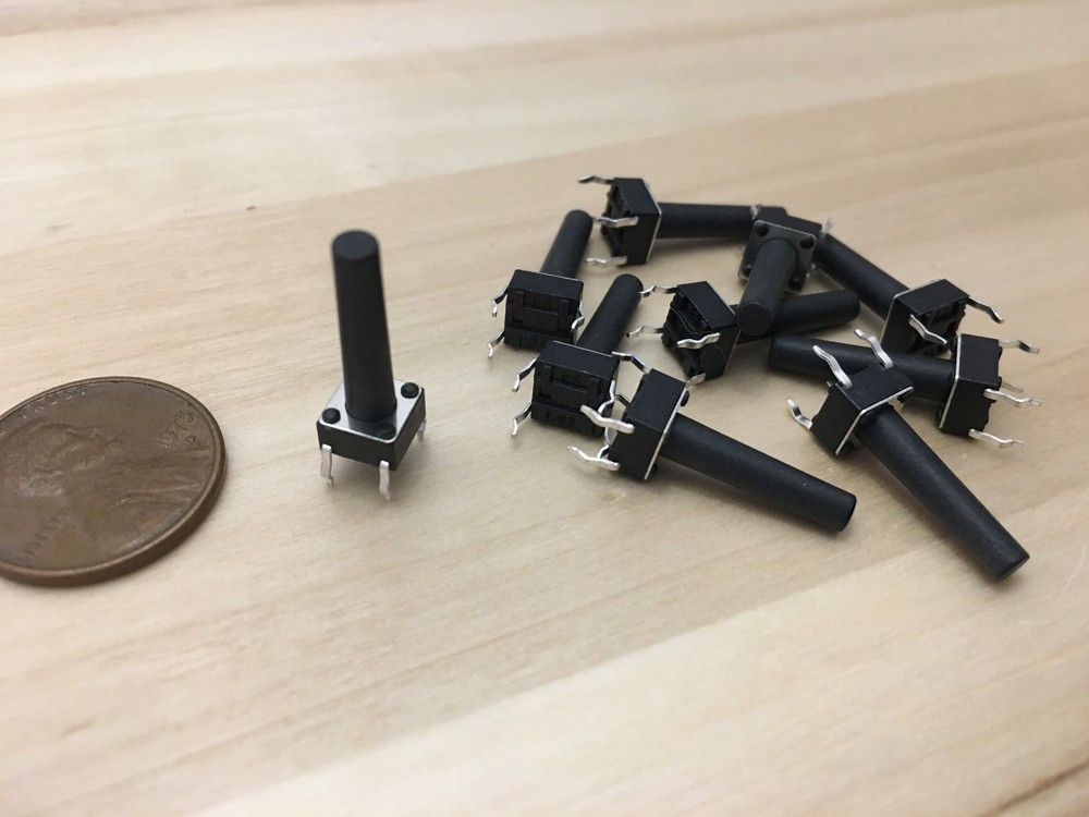 10 Pieces 6 x 6 x 18 Tactile Tact Push Button Micro Switch Momentary C6