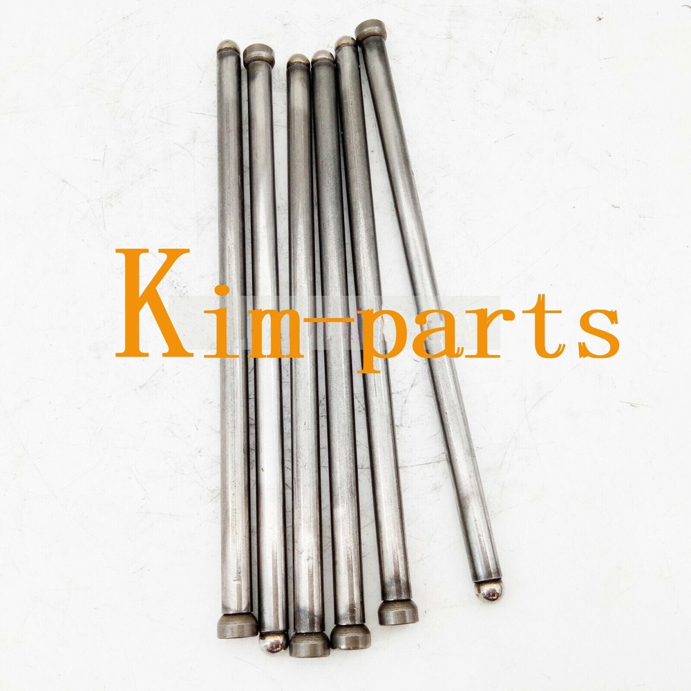 New 6 Pieces  Push Rods for Yanmar 3TNV100 Engine