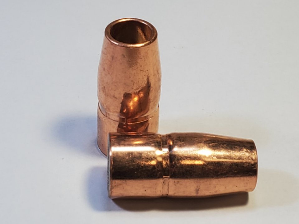 2 x Flush Fit 169715 169-715 Miller MIG Nozzles For Miller M10 M15 Hobart H9 H10