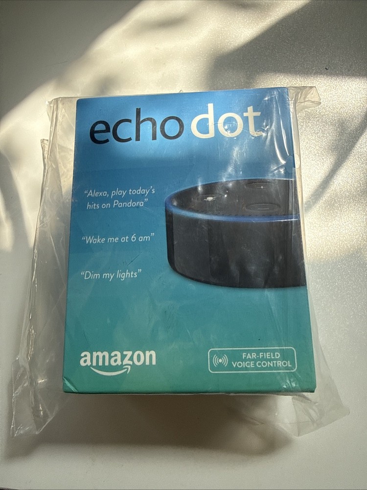 Amazon Echo Dot 2nd Generation Black Unopened Box