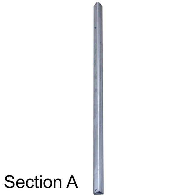 S&K Telescoping Bat House Pole with Ground Socket, 15'