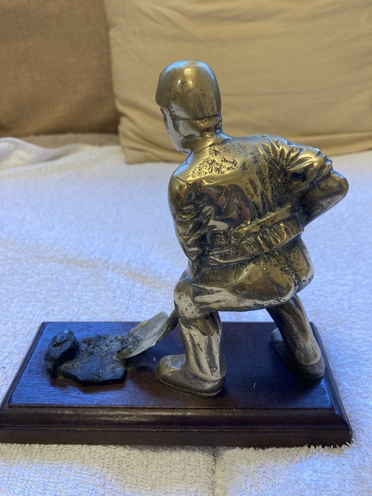 brass miner 7x7 inch