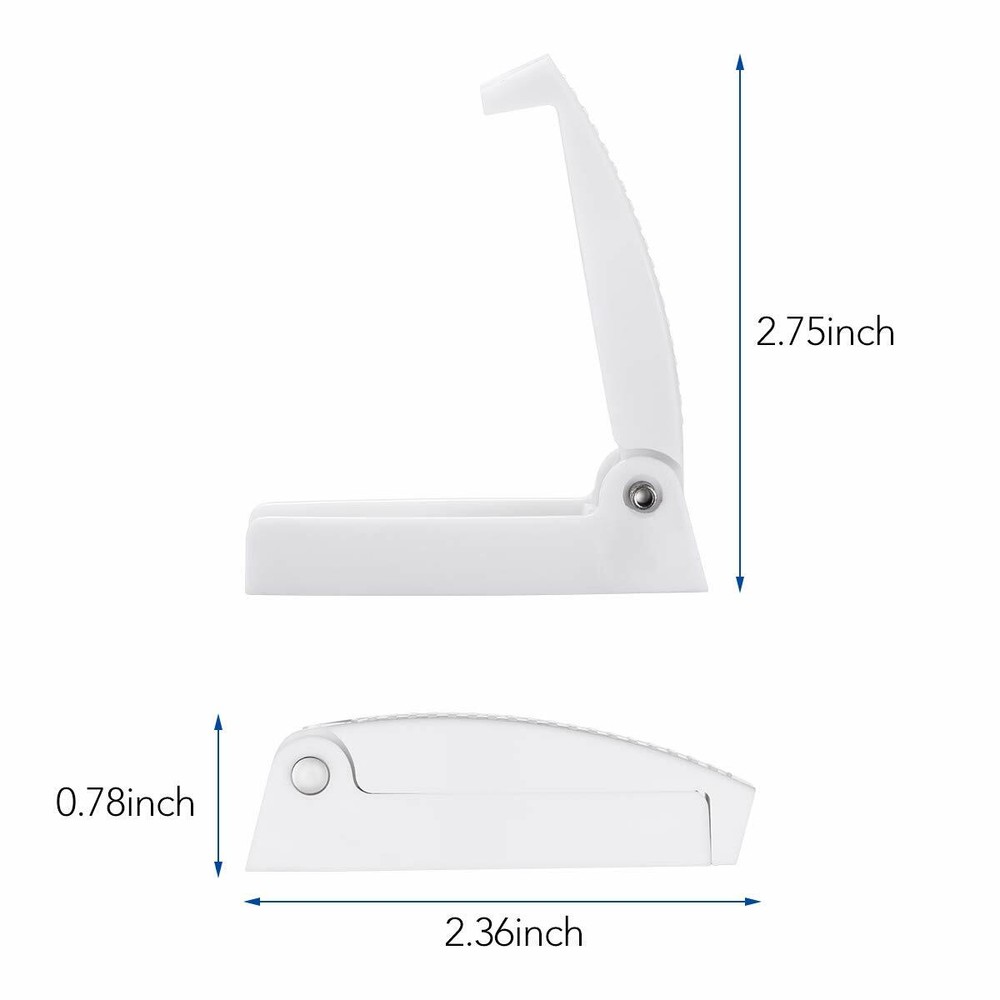 5 PACK RV Camper WHITE Rounded BAGGAGE Door Catch Compartment latch Holders