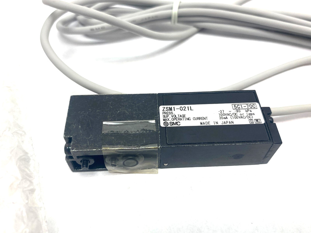 SMC ZSM1-021L Diaphragm Type Vacuum Switch Solid-State 4.5-28VDC