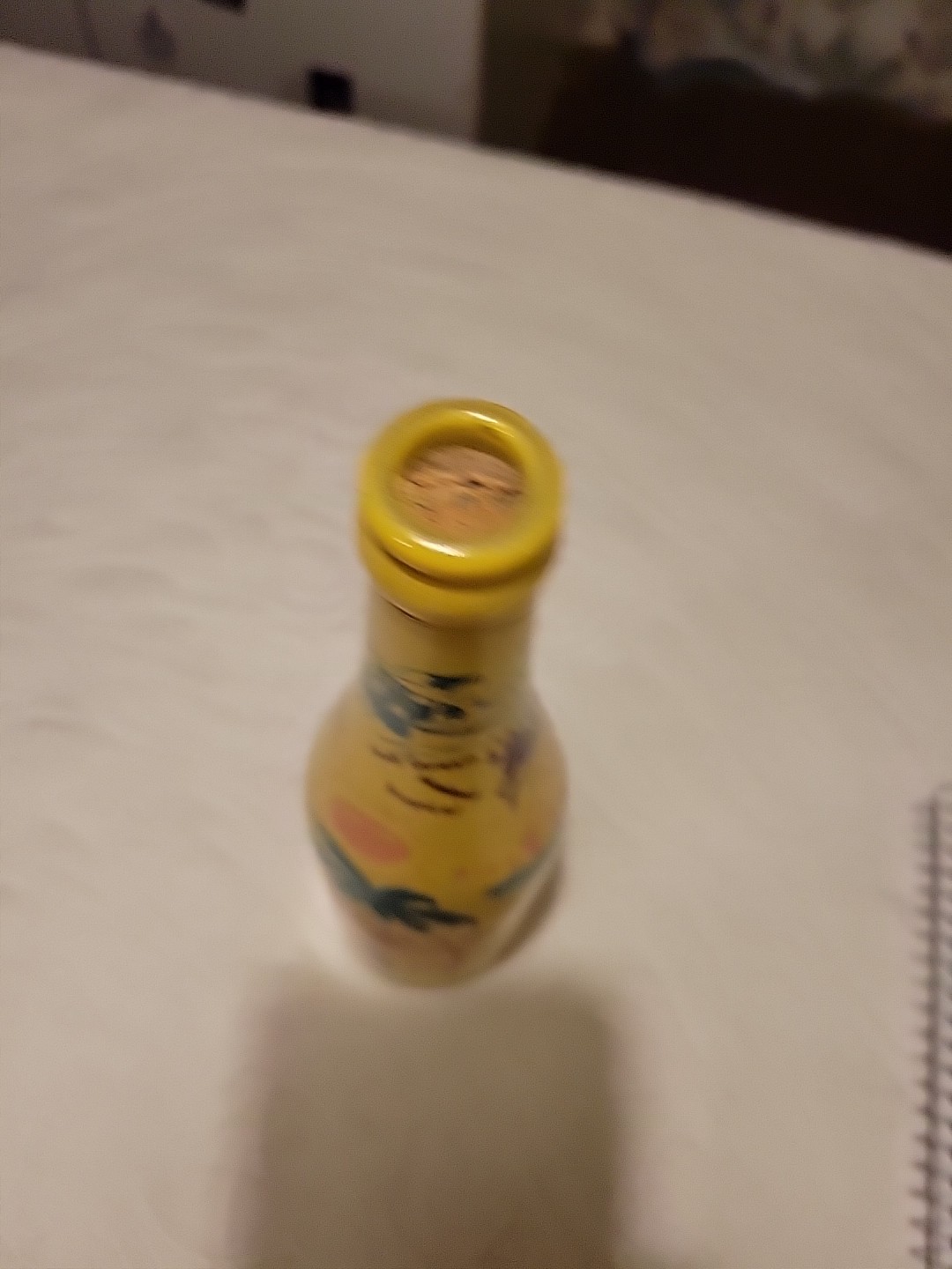 Vintage 1955 ABCB Convention Miami Bottle D-Duralas 10" Souvenir Yellow Glass