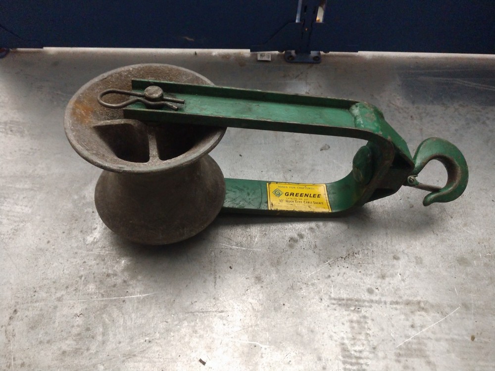 Greenlee 651 12 Hook Type Cable Sheave