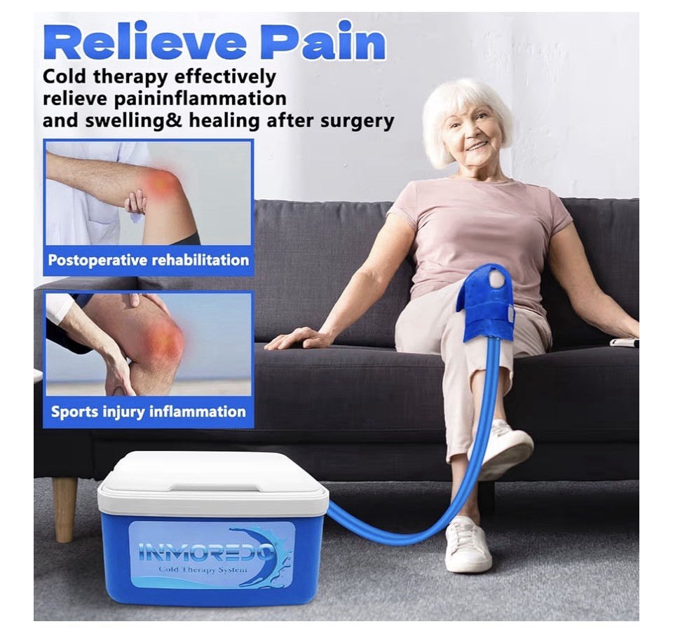 INMOREDO Cold Therapy Ice Machine for Knee Replacement Surgery With Timer