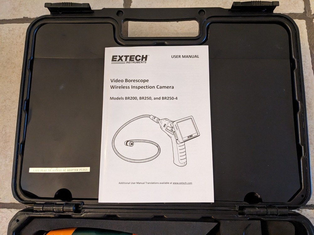 ExTech BR200 Video Borescope/Wireless Inspection Camera