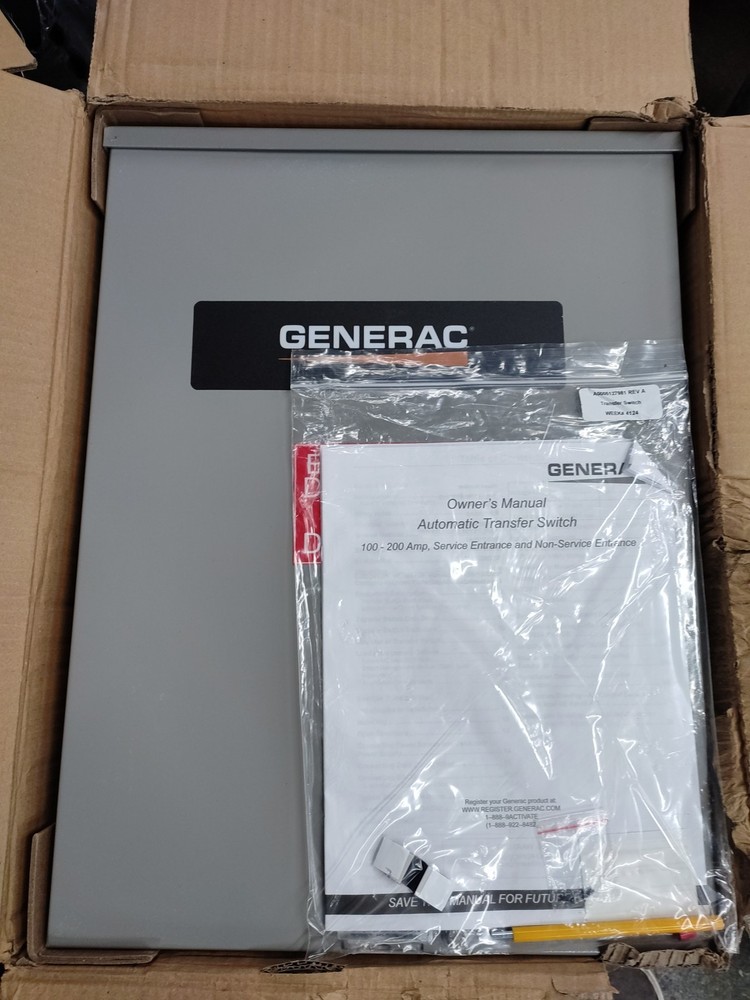 Generac RXSW100A3 Automatic Smart Transfer Switch